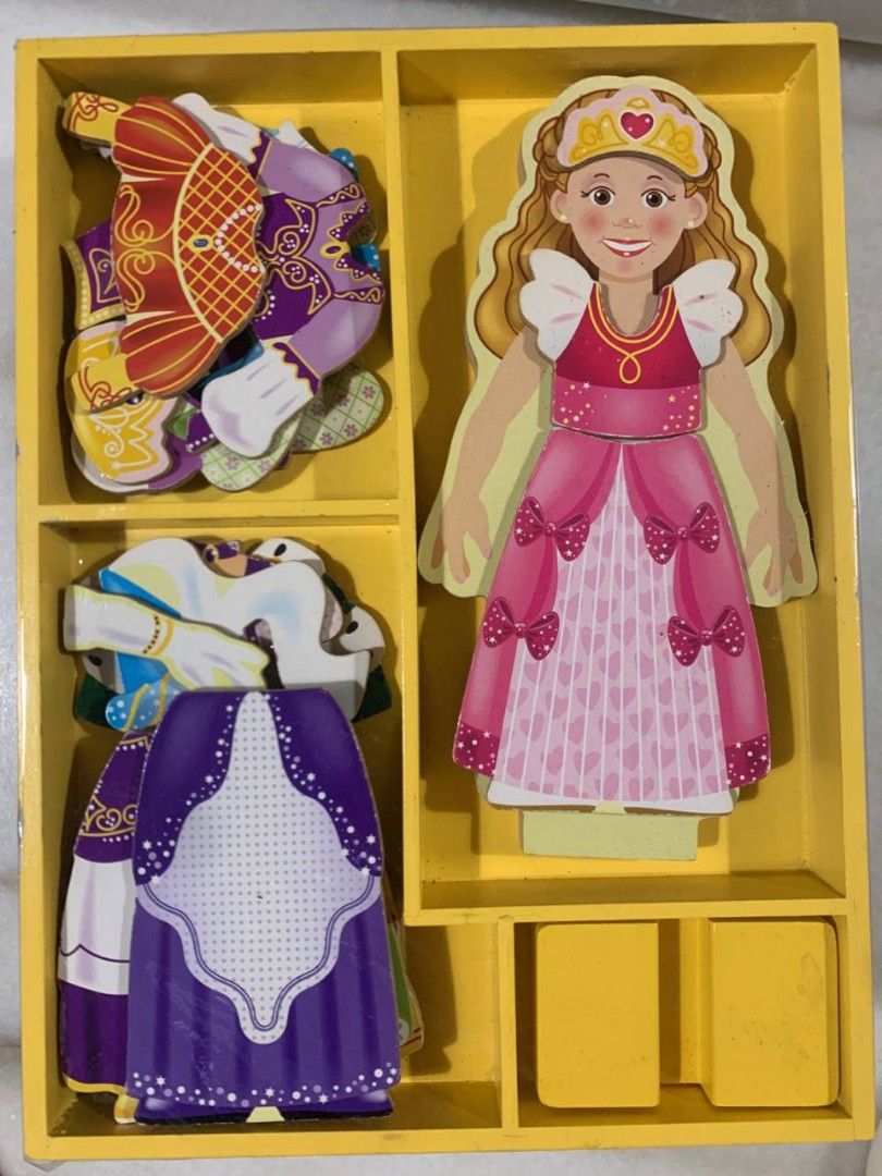 Melissa and Doug Princess magnetic dress up set Hobbies Toys