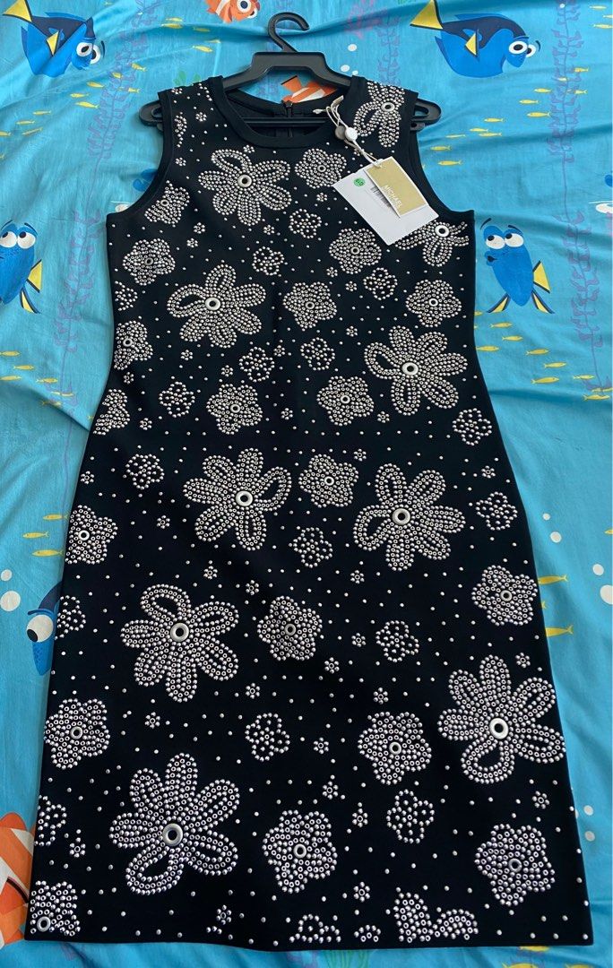 Michael kors beaded dress best sale