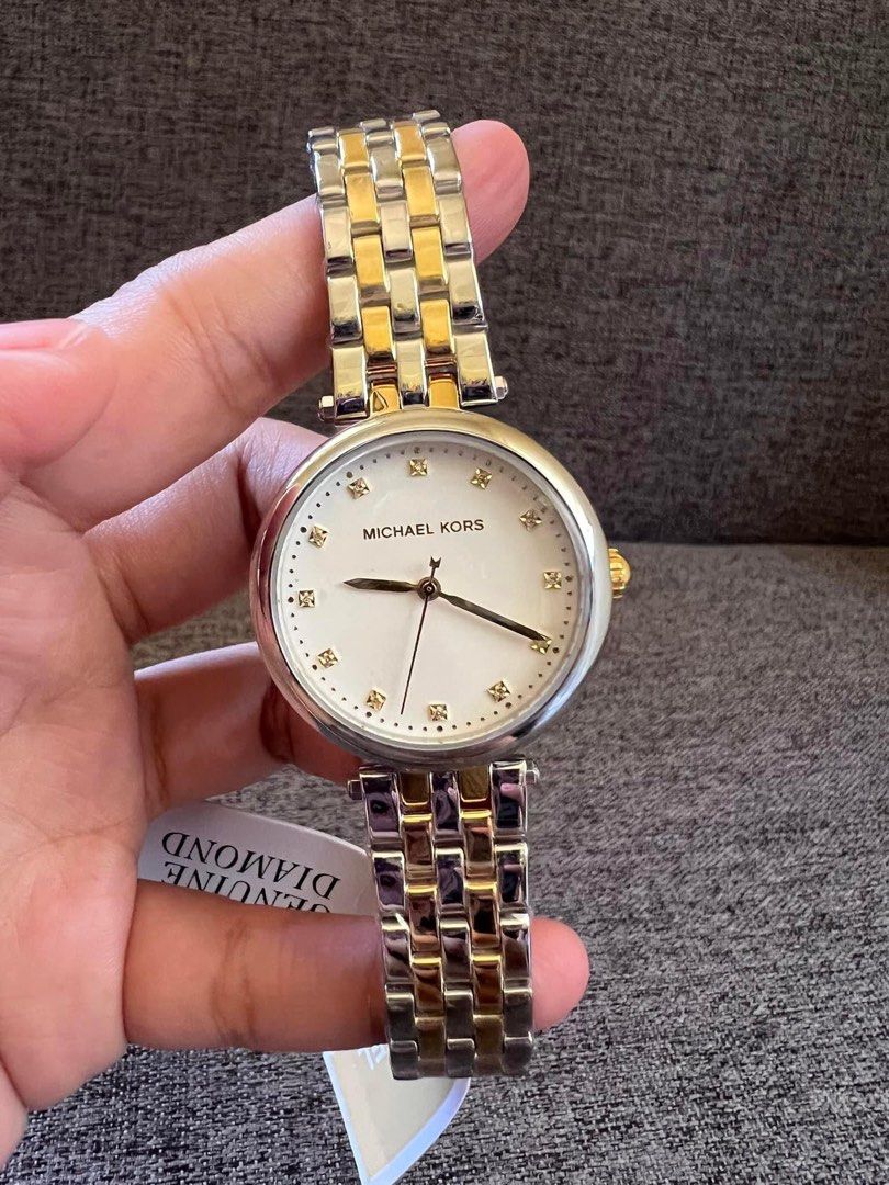 Michael kors sales diamond watch