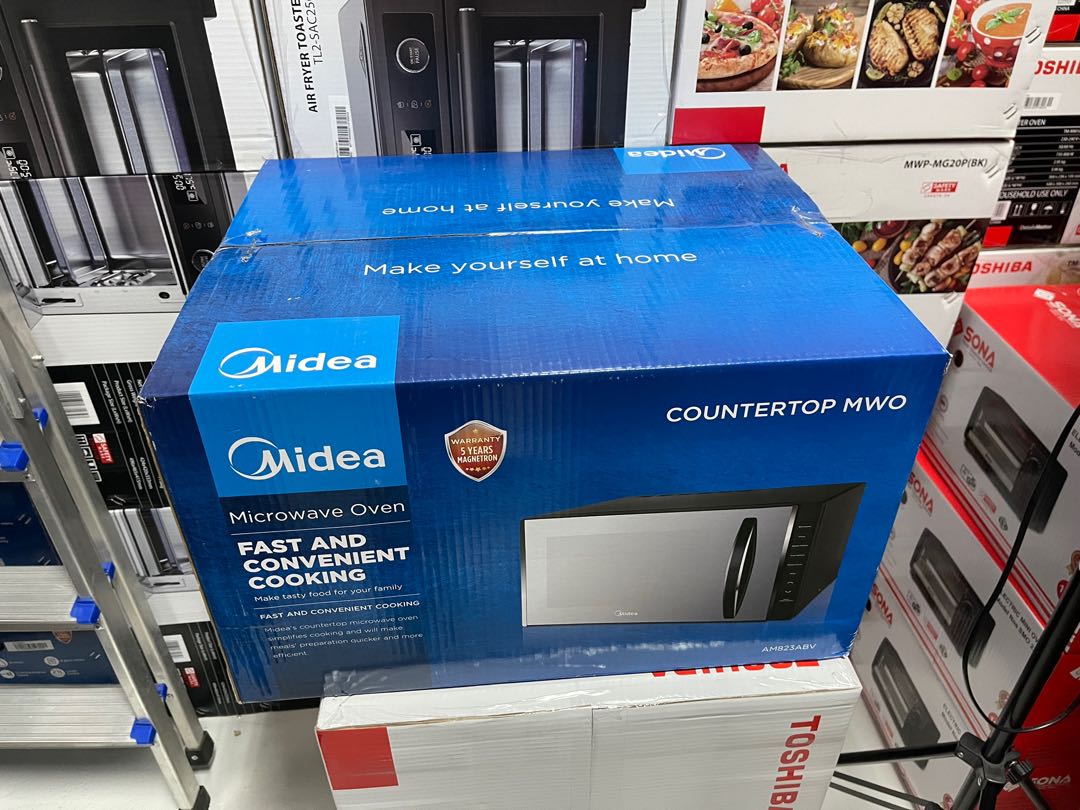 Midea 23L Microwave AM823ABV, TV & Home Appliances, Kitchen Appliances ...