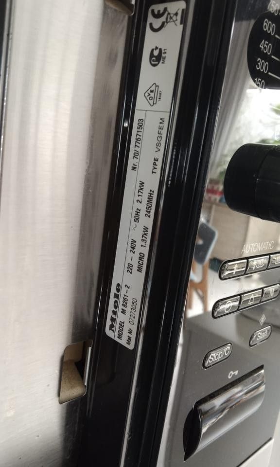 Miele build in Microwave. Not working. Model M 82612, TV & Home