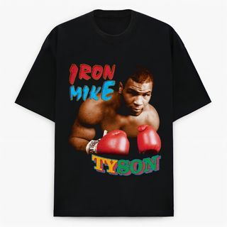 Mike tyson boxing retro vintage rap tee streetwear bootleg graphic tee t-shirt