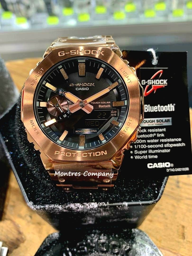 Montres Company 香港註冊公司(30年老店) 卡西歐CASIO G-Shock 藍牙藍