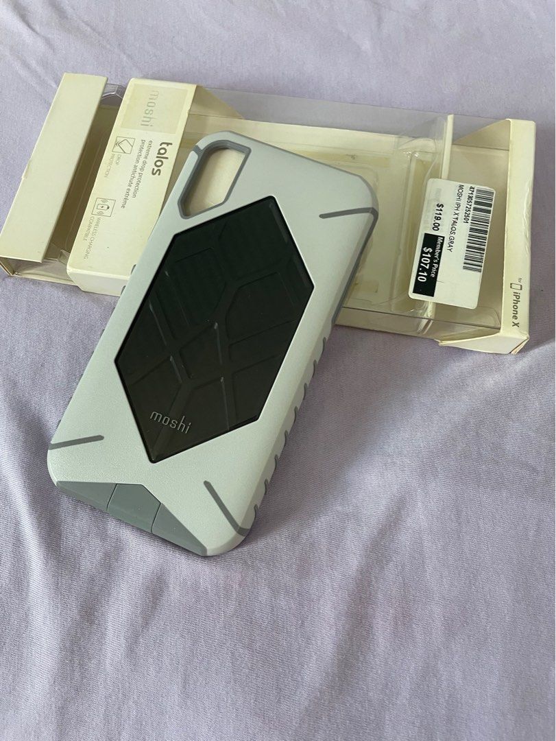 Moshi X Talos Gray Iphone X Case, Mobile Phones & Gadgets, Mobile & Gadget  Accessories, Cases & Sleeves On Carousell