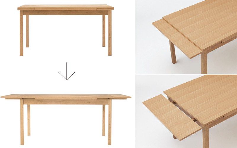 Muji extendable shop table