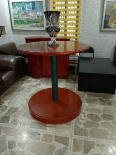 Multi Purpose Round Table with Hanger Stand