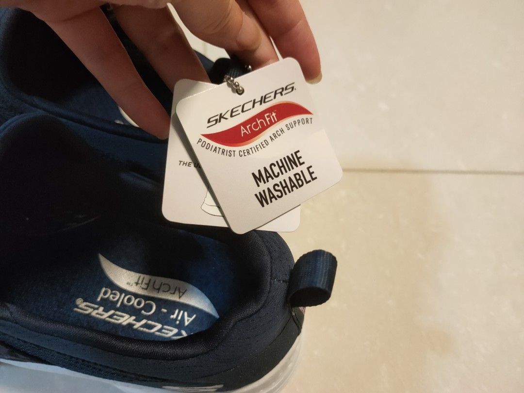 navy ladies sketchers