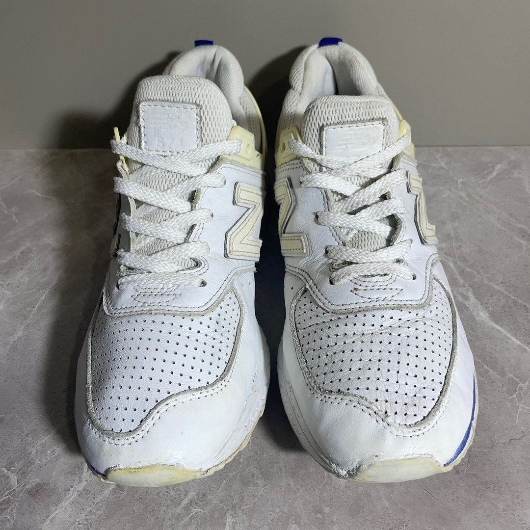 574 sport white trainer discount
