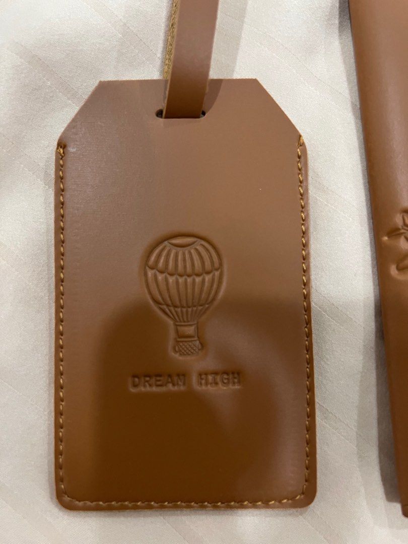 NEW Passport Holder Bag Name Tag Travelling Duo Set , Hobbies & Toys