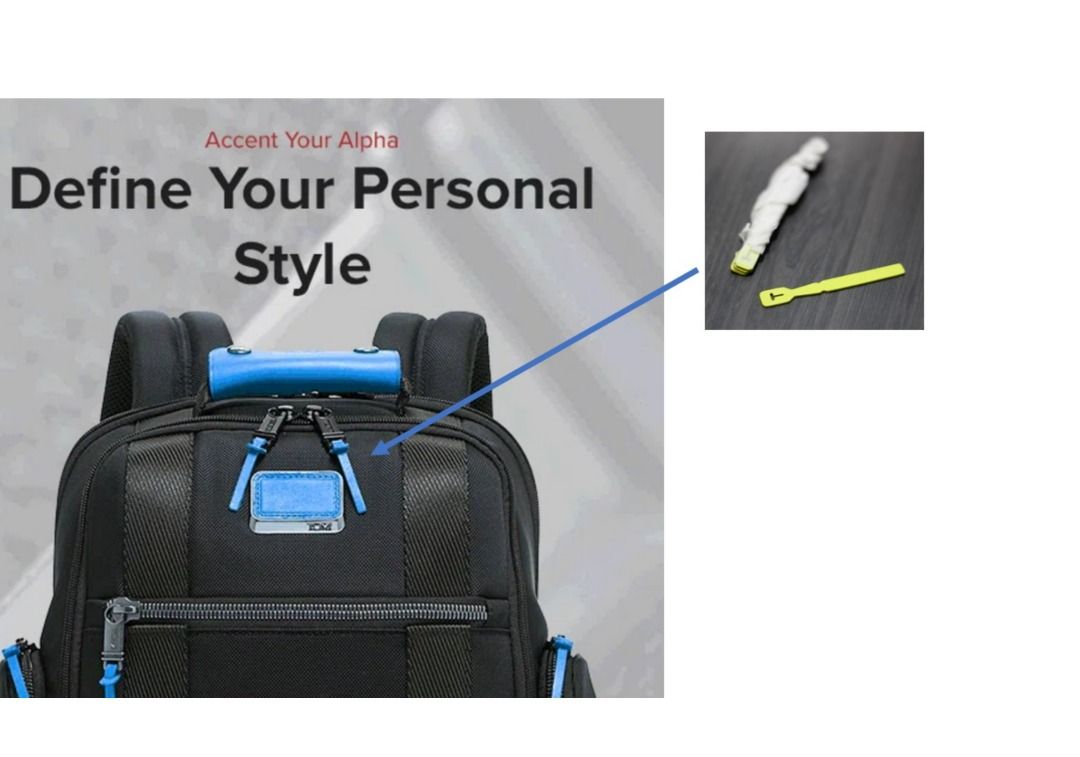 New Tumi Lime Green Zipper pull ties x 4, Hobbies & Toys, Travel