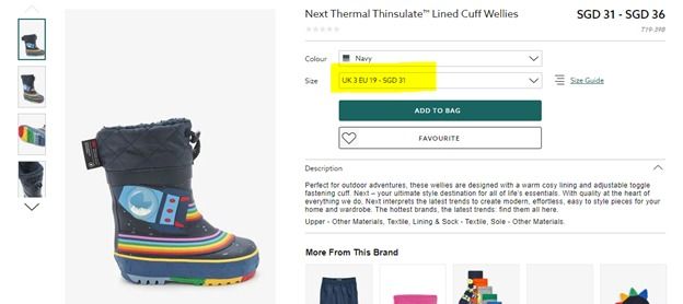 Next thinsulate wellies hot sale
