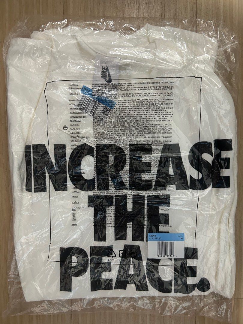 nike x stussy increase the peace