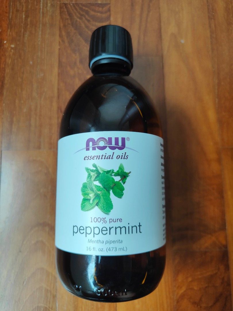 Now Essential Oils Peppermint Oil 100% Pure 1 Fl. Oz. 3pcs