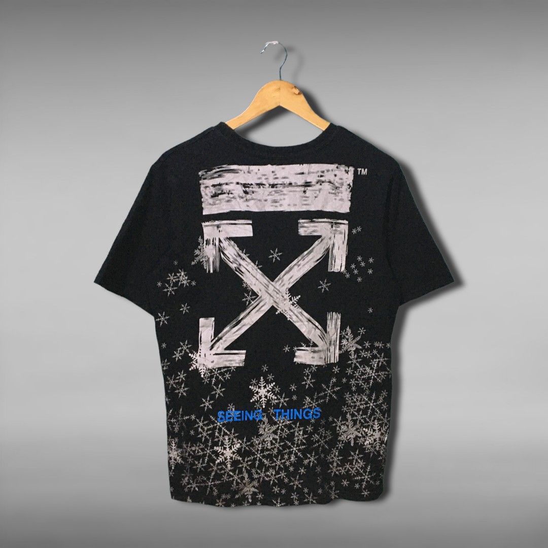 Off white snowflake best sale shirt