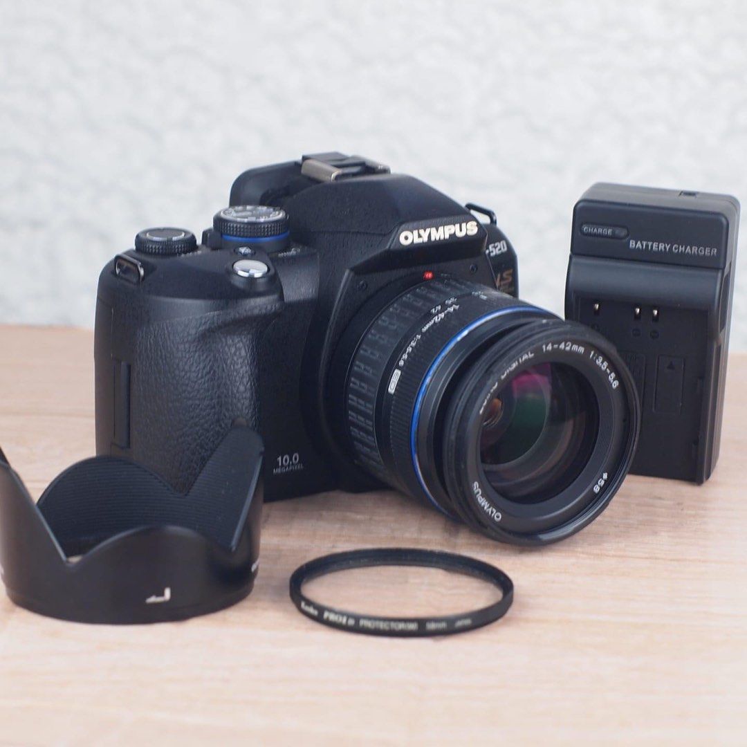 Olympus E520 DSLR, Photography, Cameras on Carousell
