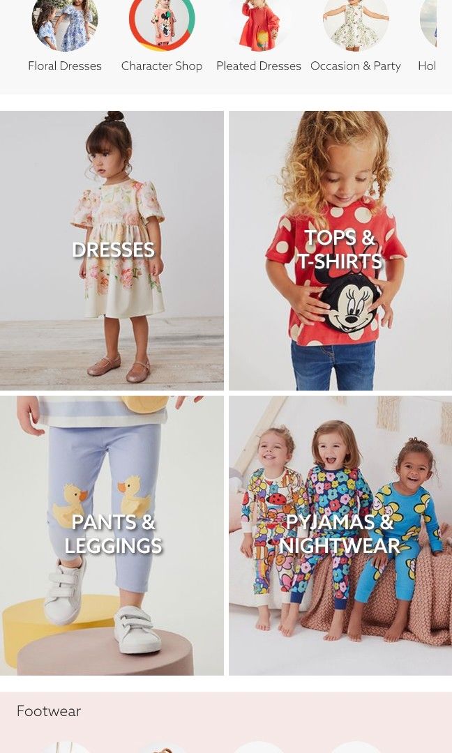 Next cheap kids clothing