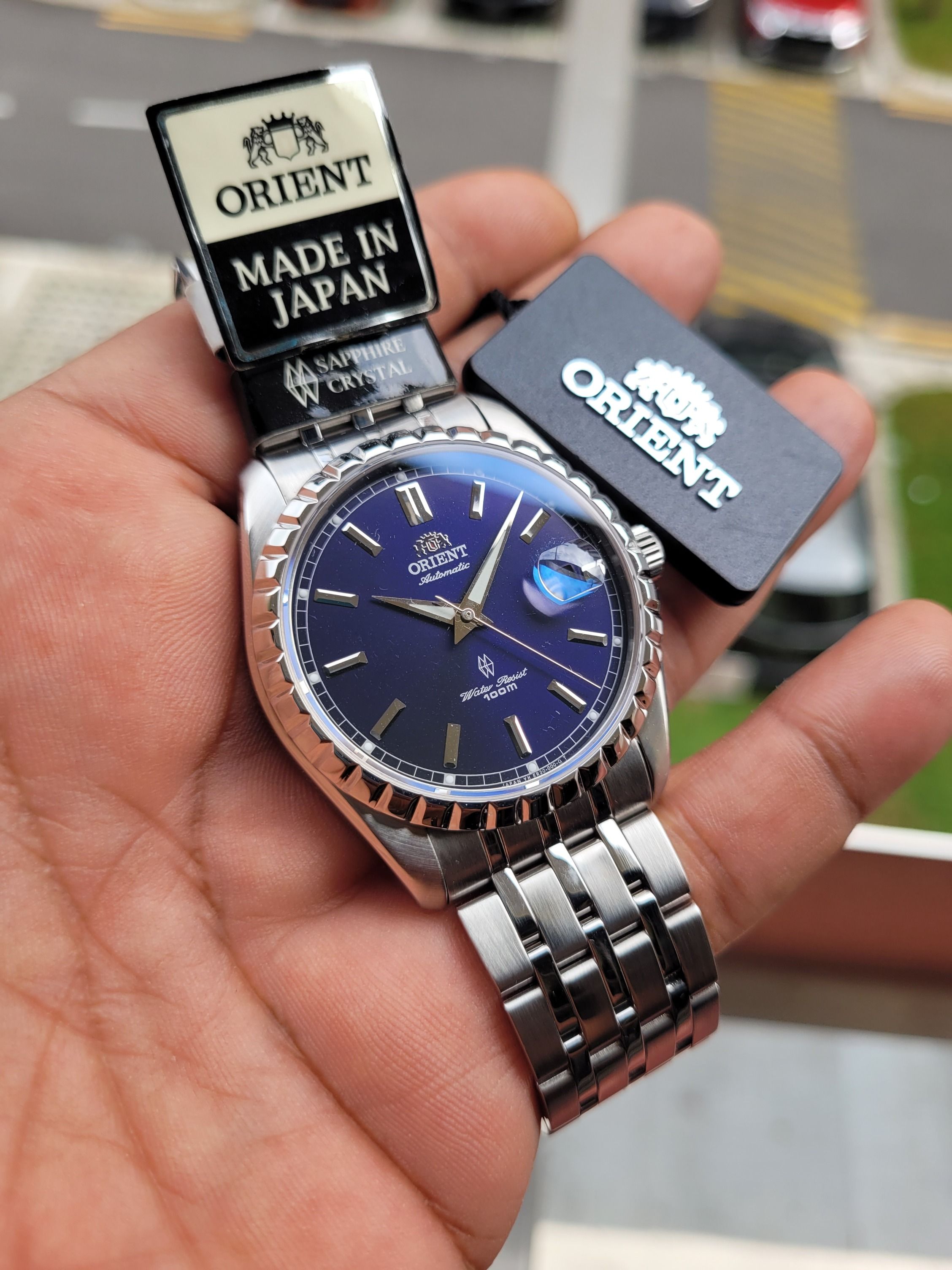 Orient automatic 2025 sapphire