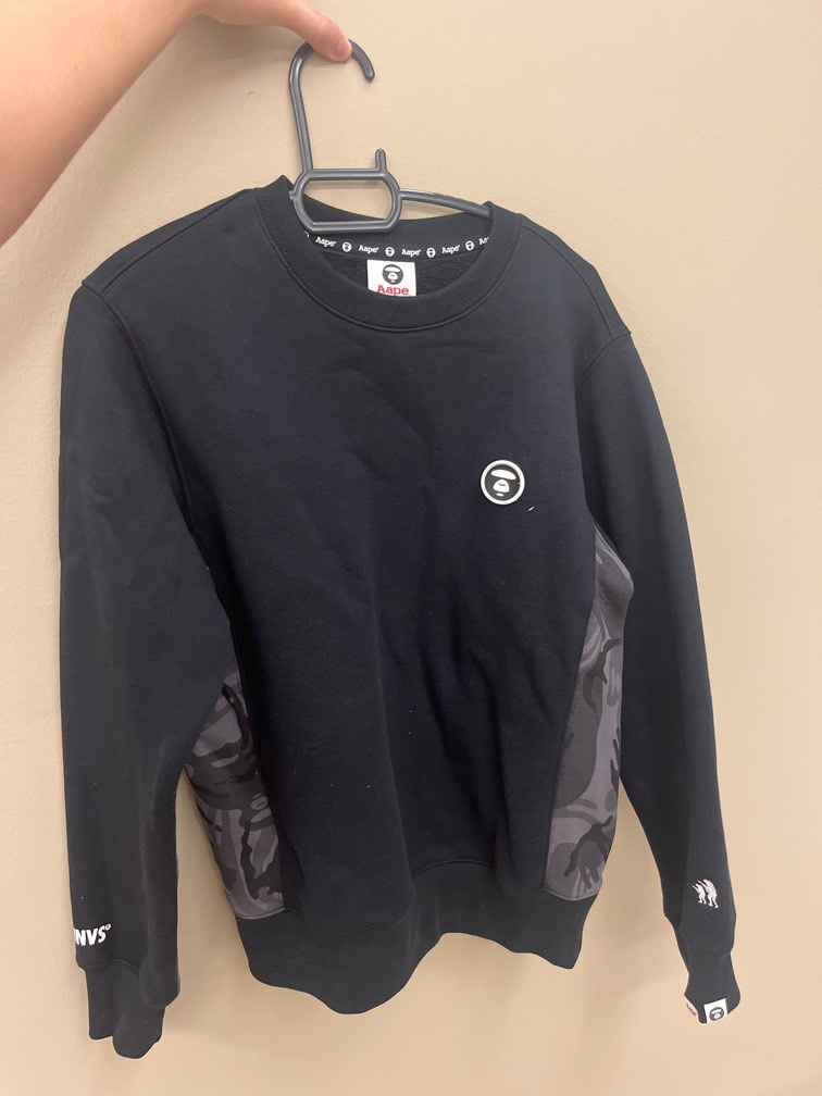 Original AAPE sweater, Men's Fashion, Tops & Sets, Hoodies on Carousell