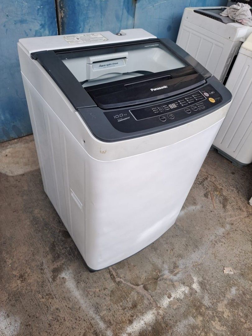 Panasonic top load washing machine 10 kg, TV & Home Appliances, Washing