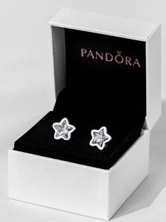 Pandora counter genuine 925 Silver Star Earrings female 290597cz Stock available #Jewelry