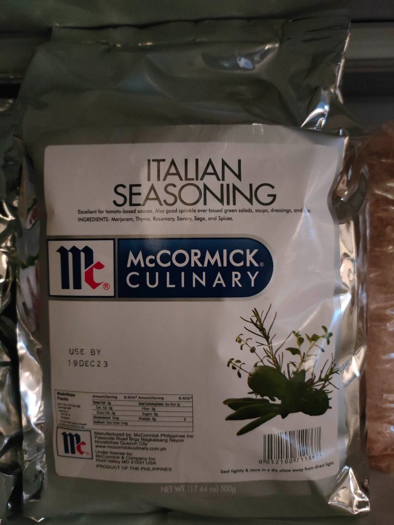 Pantry Items Italian Seasoning, Paprika, Olive Oil on Carousell