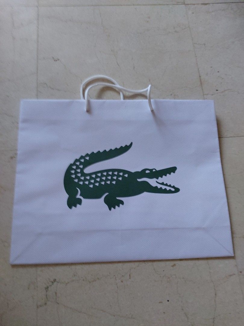 Paper bag lacoste hotsell