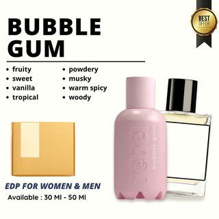 Parfum Bubble Gum ( Beli 2 ukuran 30 ml Dapat 1 Baby Gold)
