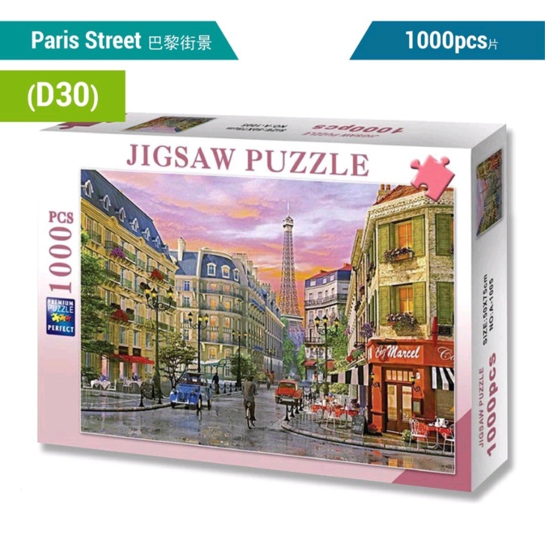 Springbok Paris Street Life Jigsaw Puzzle - 1000pc
