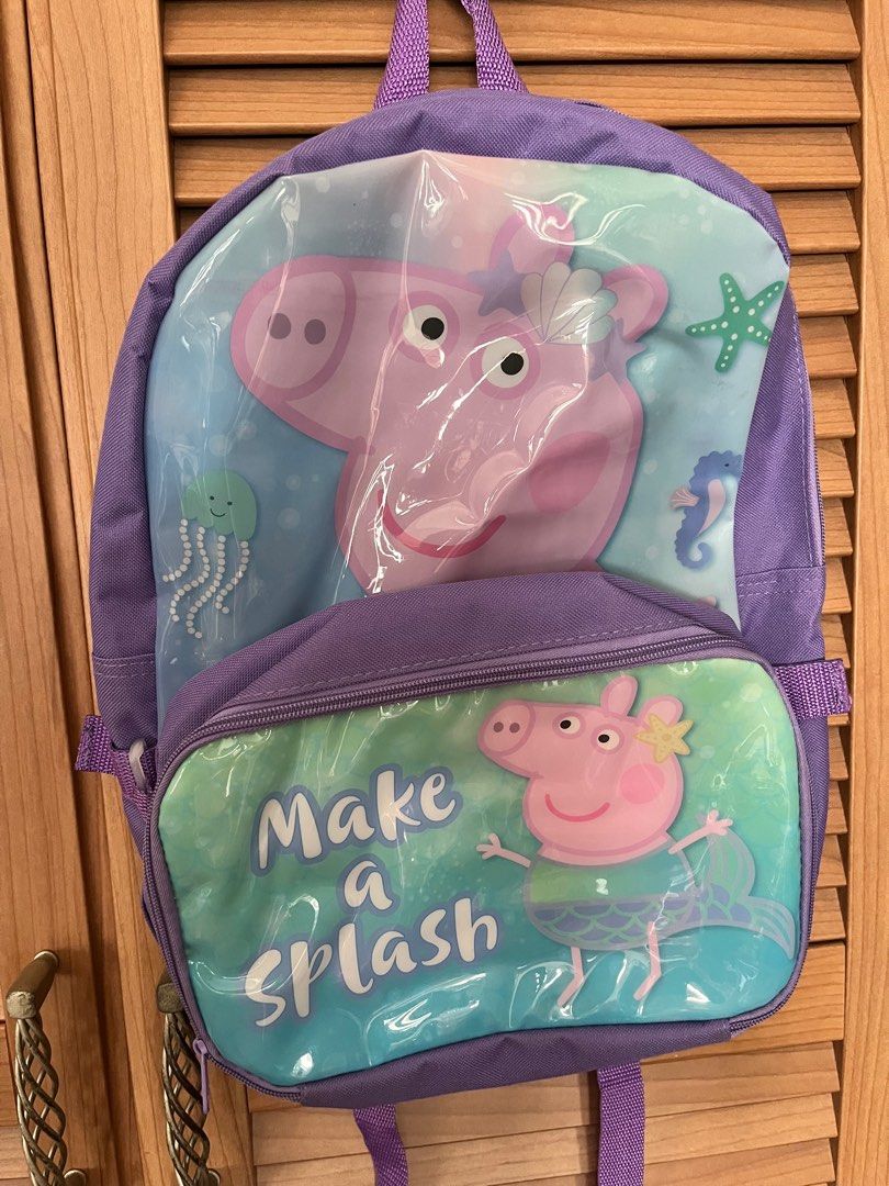Peppa Pig Purple School Bag on Carousell