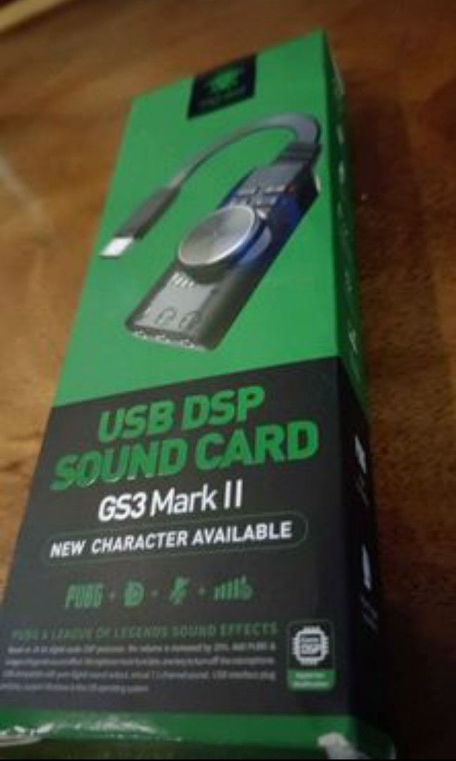 Plextone USB DSP Soundcard GS3 Mark II, Computers & Tech, Parts