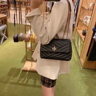 Yogodlns PU Leather Bag for Women Simple Stripe Style Female