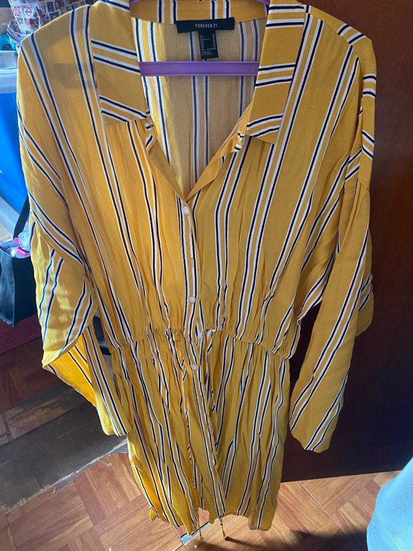 Preloved Forever21 Dress (Category: Dresses) located in Quezon City. Submitted by patsutsay21 (Listing ID 1223648650, Image 1). Description: Preloved Forever21 Dress Bought in 2020 but never worn Missing one button.