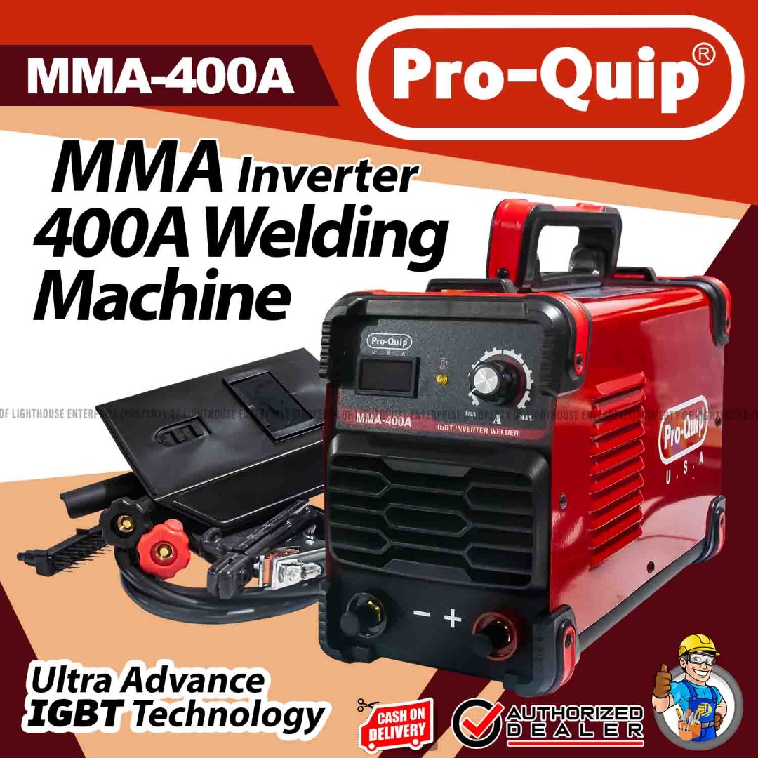 PRO QUIP USA 400A MMA Inverter Welding Machine (MMA400A) *LIGHTHOUSE