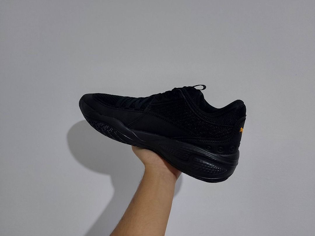 Puma Court Rider Pop Basketball Shoes (Orange Glow/Black) Men #39 s