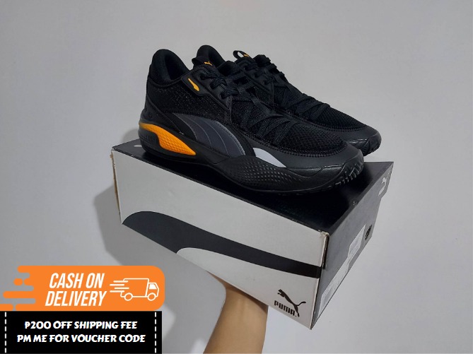 Puma black top orange pop