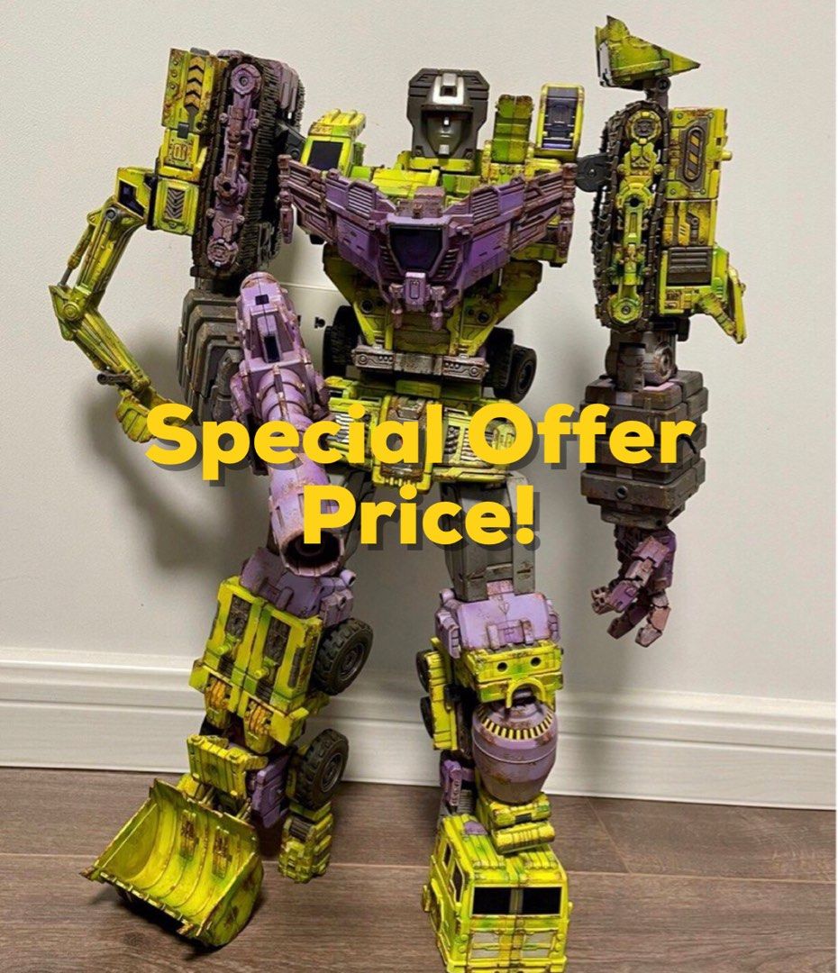 Toyworld Devastator Weathered (Battle Damaged) Green TWC07G