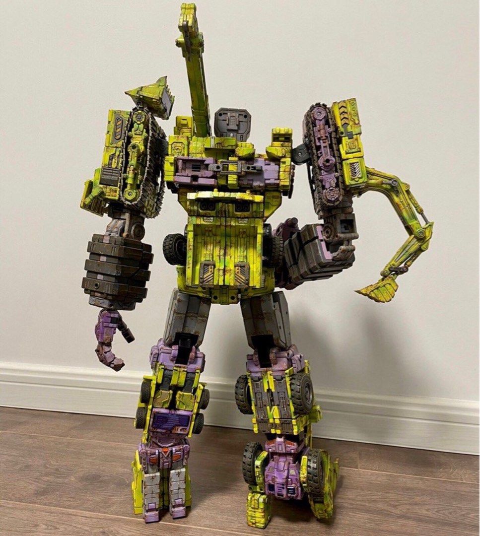 Toyworld Devastator Weathered (Battle Damaged) Green TWC07G