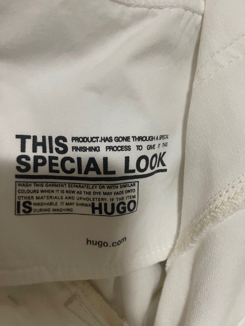 White hugo new arrivals boss jeans