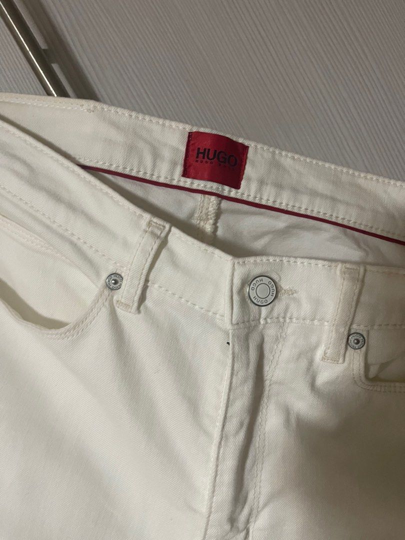White hugo new arrivals boss jeans