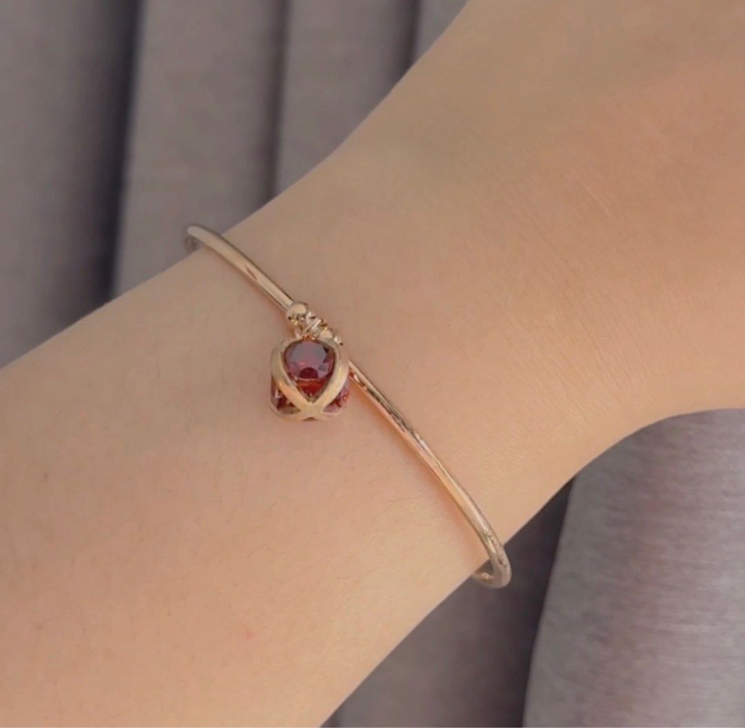 Red bangle clearance bracelet