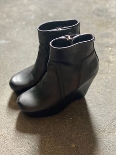 Rick Owens wedge boots