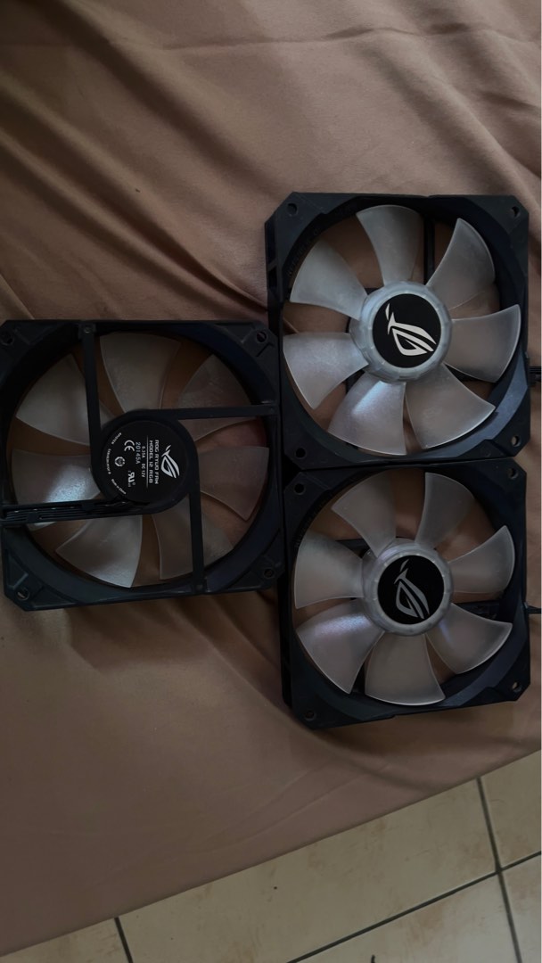 ROG Fan, Computers & Tech, Parts & Accessories, Computer Parts on Carousell