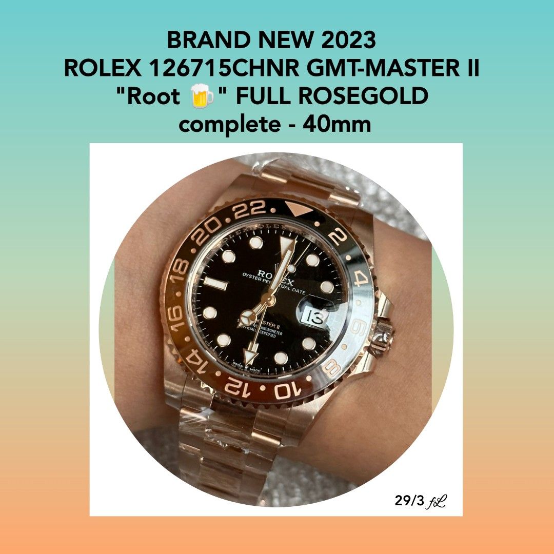 Harga rolex root beer sale