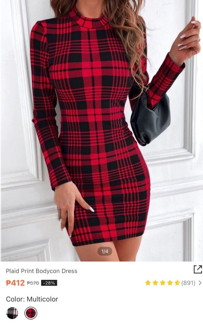 Bodycon dress with flannel online