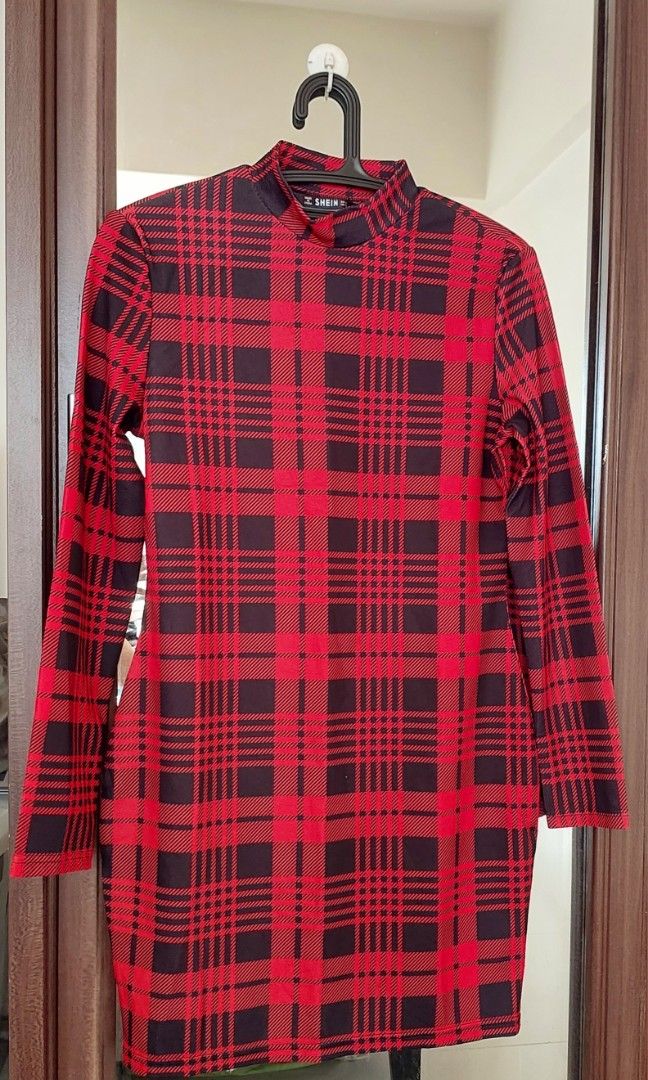 Sexy cheap flannel dress