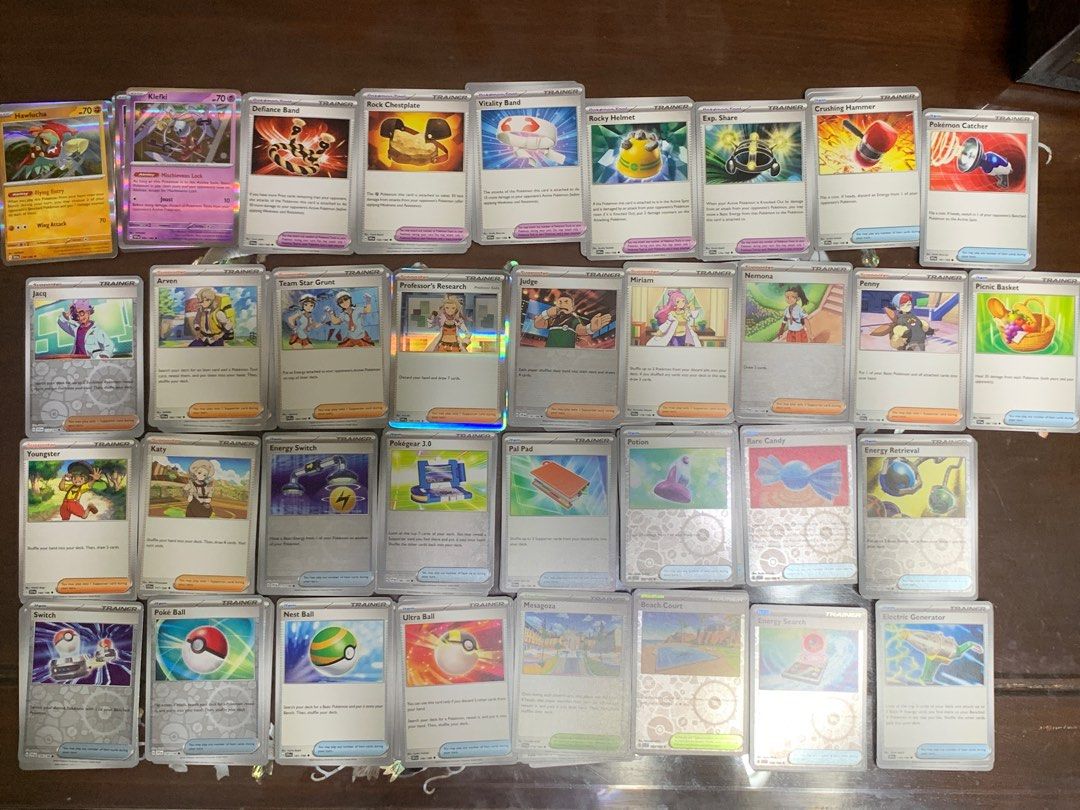 Pokemon Scarlet Violet [SV01] Playables & Deck building staples - Pokemon  TCG, Hobbies & Toys, Toys & Games on Carousell