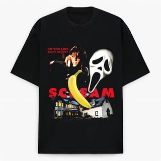Scream Movie retro vintage rap tee streetwear bootleg graphic tee t-shirt