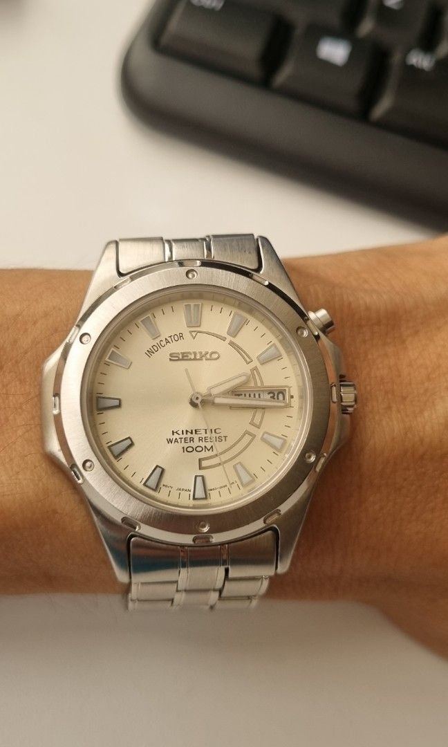 Seiko Kinetic, Luxury, Watches on Carousell