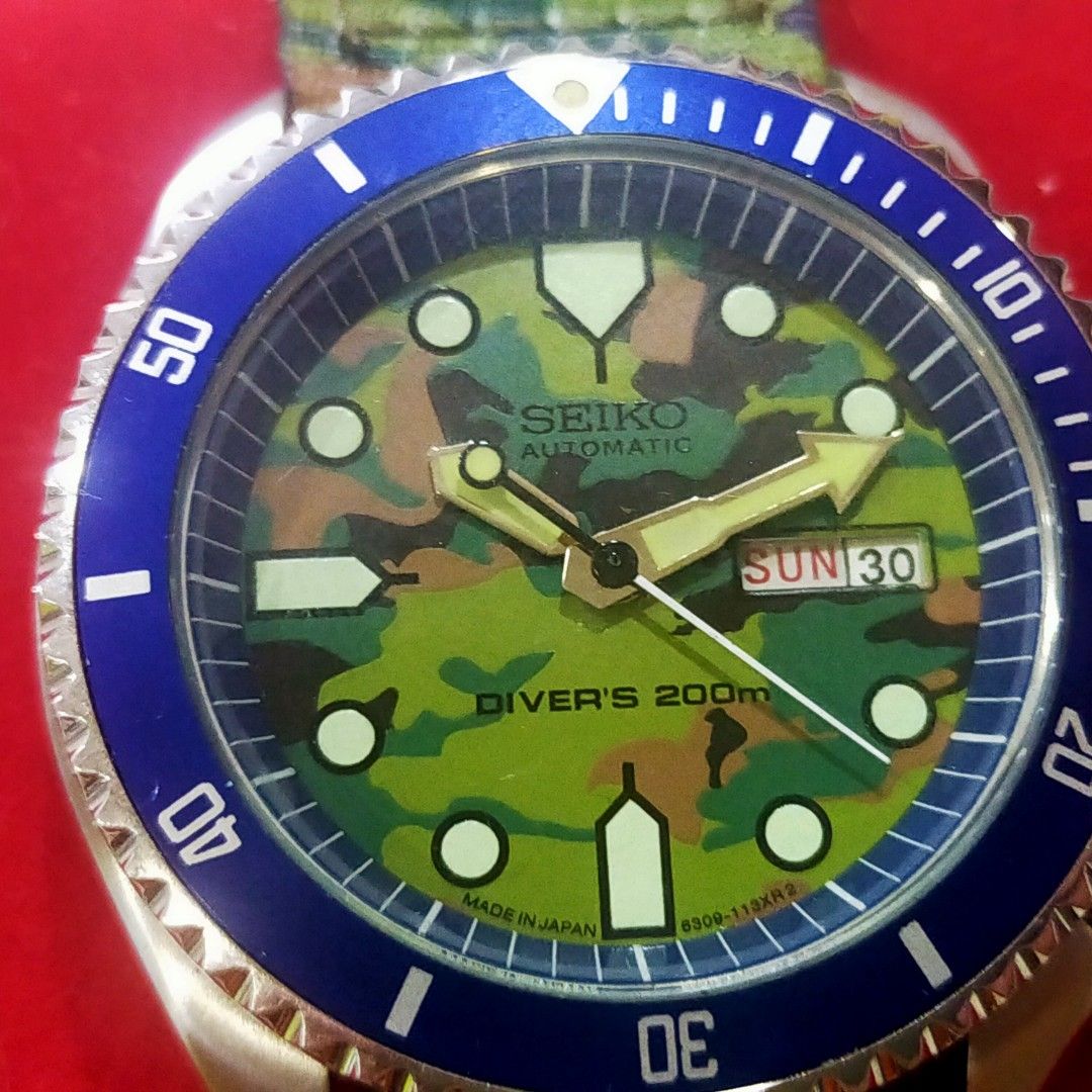 Seiko military diver 200m watch 6309, Luxury, Watches on Carousell