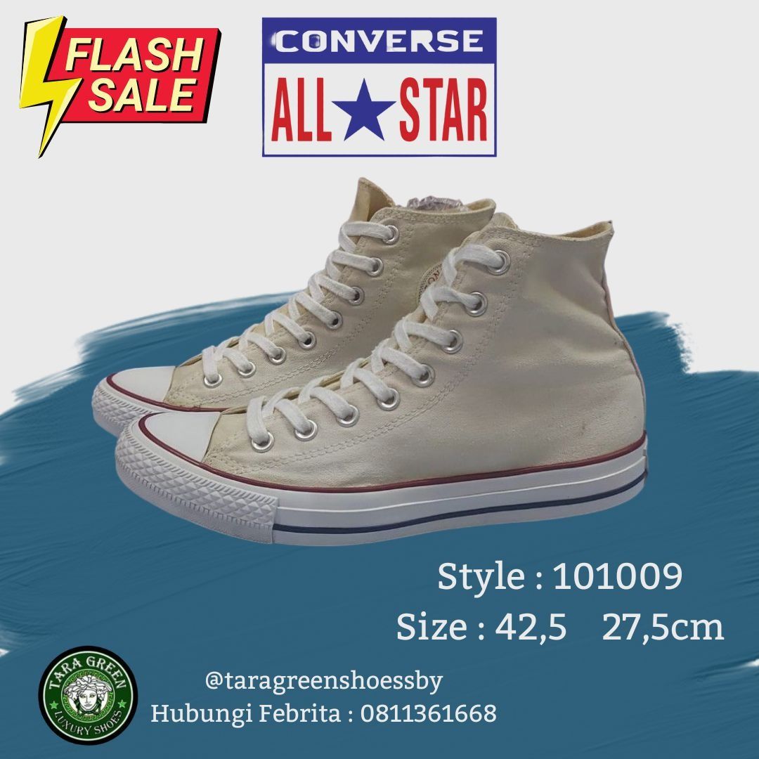 Ukuran sepatu converse all star top